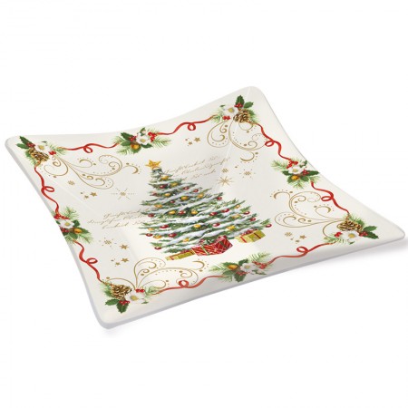 Patera szklana Magic Christmas 13x13 cm Easy Life