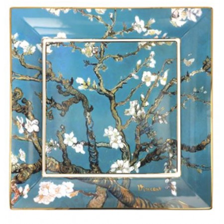 Miska kwadratowa Almond Tree Blue Vincent van Gogh Goebel